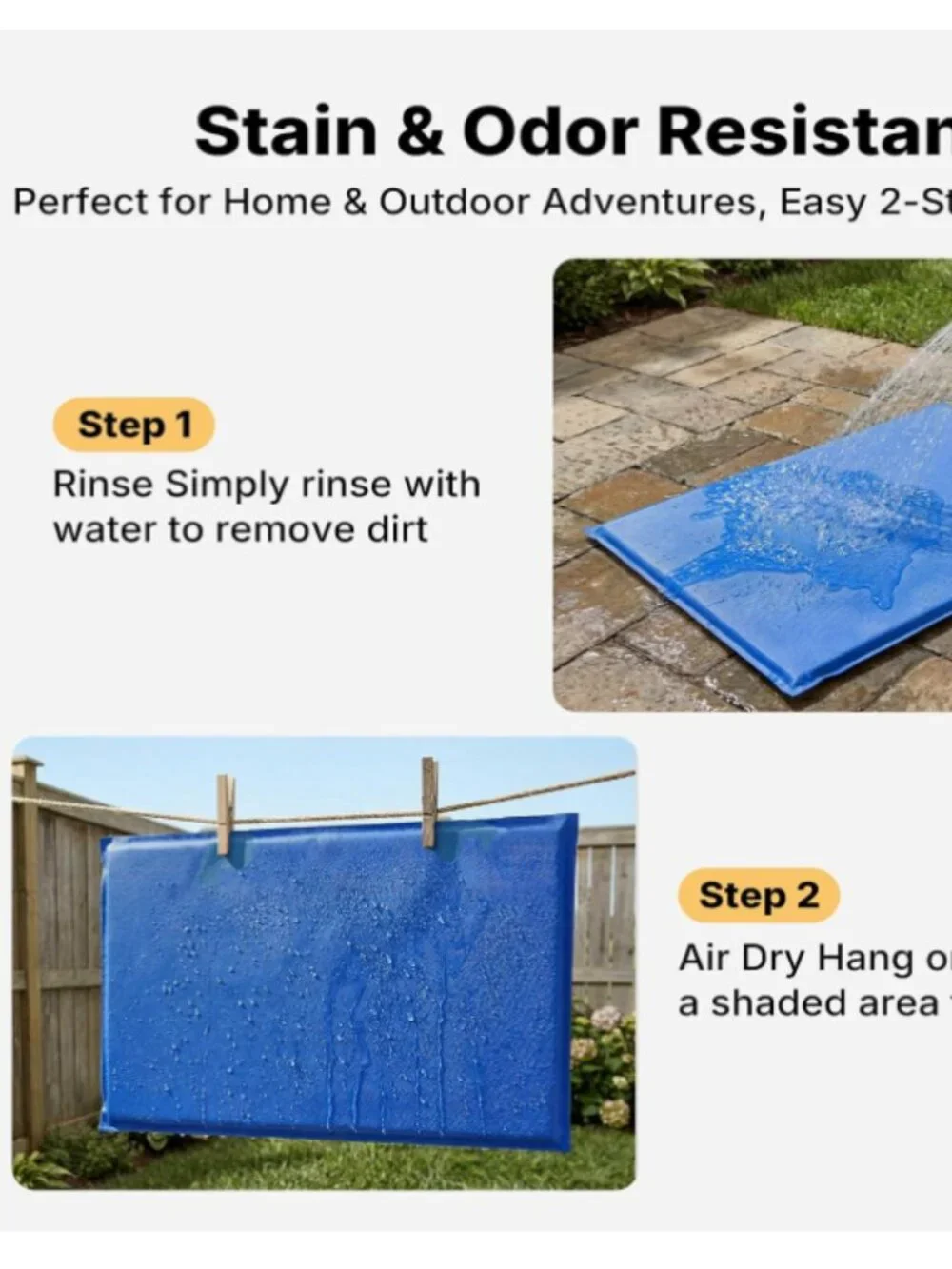 Veehoo Waterproof Dog Crate Pad for Small Medium Dogs, Dog Kennel Pad Outdoor